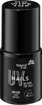 UV lak na nechty Top Coat No Wipe trend !t up