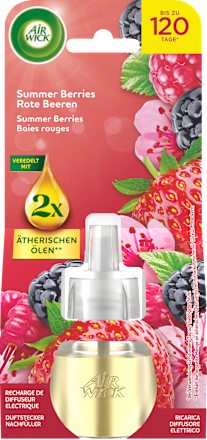 Lufterfrischer Duftstecker Summer Berries Rote Beeren Nachfüllpack AIR WICK