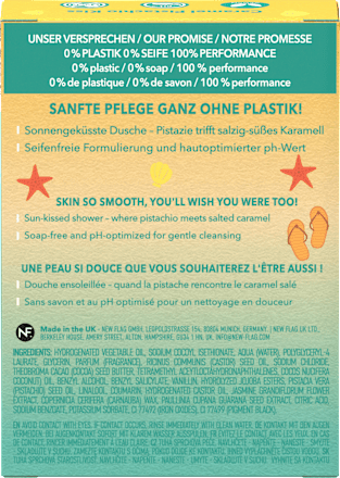 Festes Duschgel Caramel Pistachio Kiss Foamie