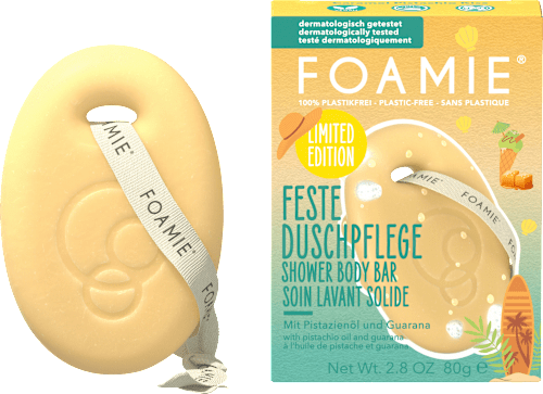 Festes Duschgel Caramel Pistachio Kiss Foamie