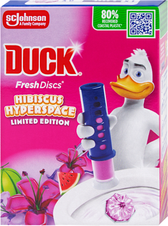 WC čistič Fresh Discs Hibiscus Hyperspace DUCK