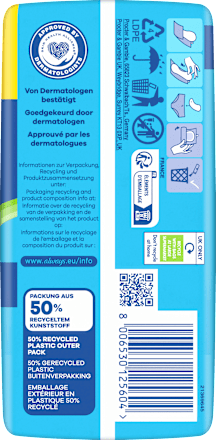 Binden Ultra Normal 1 ohne Flügel Leichte bis mäßige Periode Giga Pack always