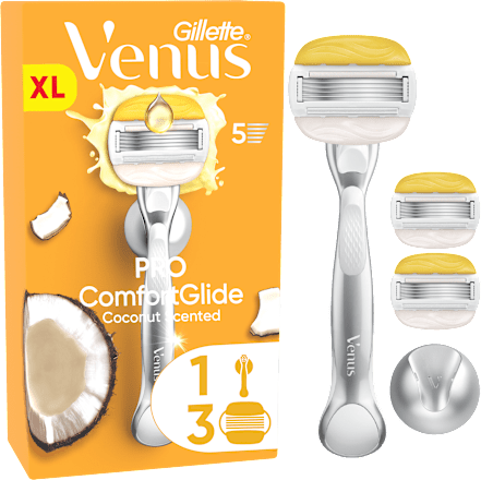 Dámsky holiaci strojček Pro ComfortGlide Coconut + 3 NH Gillette Venus