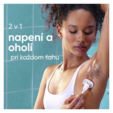 Náhradné holiace hlavice ComfortGlide Breeze + puzdro Gillette Venus