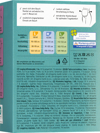 Клин Baby Belly, 150 DEN, черeн, S 38-40 Fascino