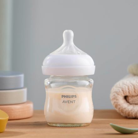 Sklenená dojčenská fľaša Natural Response - 0 m+ PHILIPS AVENT