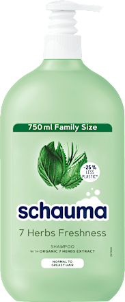 Šampon za lase 7 Herbs Freshness, XXL pakiranje schauma