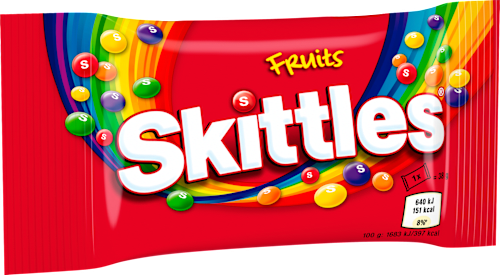 Bomboane gumate fruits Skittles