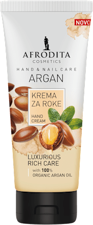 Krema za roke Luxurious Rich Care z arganovim oljem AFRODITA
