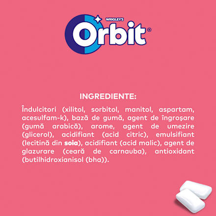 Gumă de mestecat cu aromă de pepene Orbit