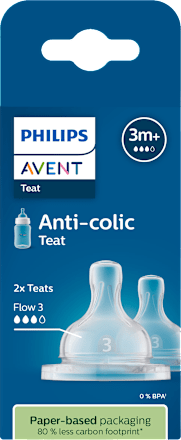 Cumeľ na fľašu Anti-colic - 3m+ PHILIPS AVENT