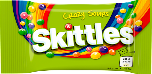 Skittles crazy sours Skittles