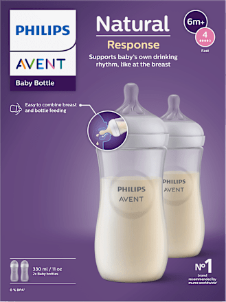 Dojčenská fľaša Natural Response, 330 ml - 3m+ PHILIPS AVENT