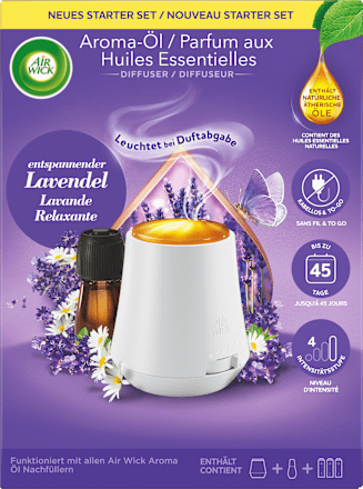 Lufterfrischer Aroma-Öl Diffuser Lavendel Starterset AIR WICK
