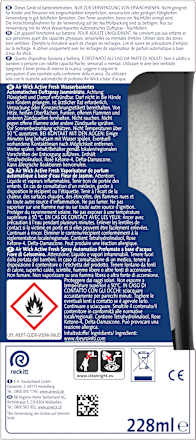 Lufterfrischer Active Fresh Jasmin Starterset AIR WICK