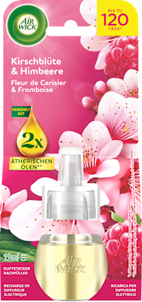 Lufterfrischer Duftstecker Kirschblüte & Himbeere Nachfüllpack AIR WICK