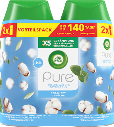 Lufterfrischer Freshmatic Frische Wäsche Nachfüllpack (2x250 ml) AIR WICK