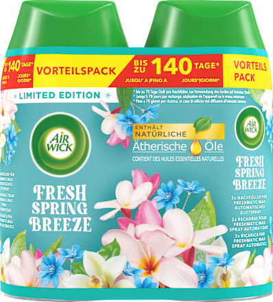 Lufterfrischer Freshmatic Spring Breeze Nachfüllpack  (2x250 ml) AIR WICK