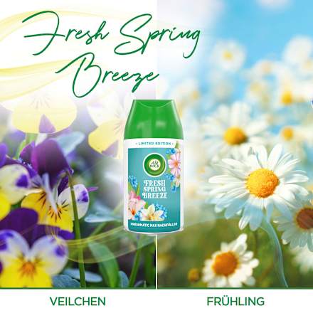 Lufterfrischer Freshmatic Spring Breeze Nachfüllpack  (2x250 ml) AIR WICK