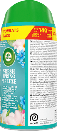 Lufterfrischer Freshmatic Spring Breeze Nachfüllpack  (2x250 ml) AIR WICK