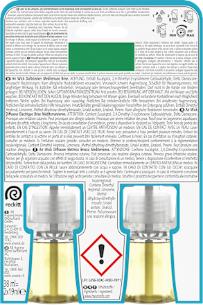 Lufterfrischer Duftstecker Mediterrane Brise Nachfüllpack (2x19 ml) AIR WICK
