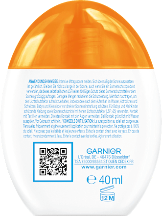 Sonnenfluid Gesicht Super UV LSF 50 Garnier Ambre Solaire