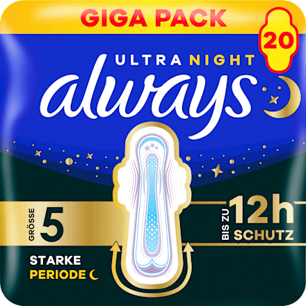 Binden Ultra Secure Night 5 Giga Pack always