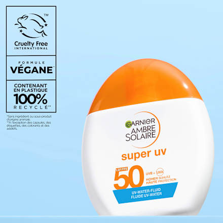 Sonnenfluid Gesicht Super UV LSF 50 Garnier Ambre Solaire