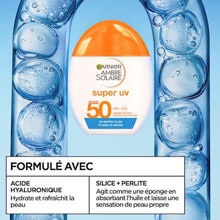 Sonnenfluid Gesicht Super UV LSF 50 Garnier Ambre Solaire