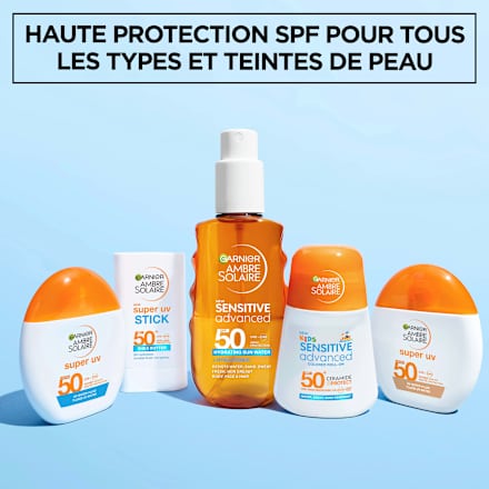 Sonnenfluid Gesicht Super UV LSF 50 Garnier Ambre Solaire