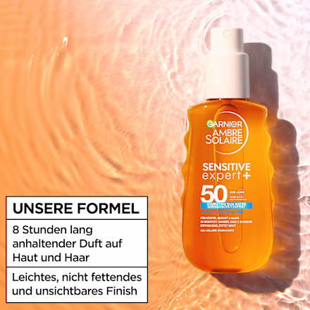Sonnenspray Sensitive Expert LSF 50 Garnier Ambre Solaire
