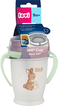 hrníček s úchyty 360˚ Zajíc 9m+ LOVI