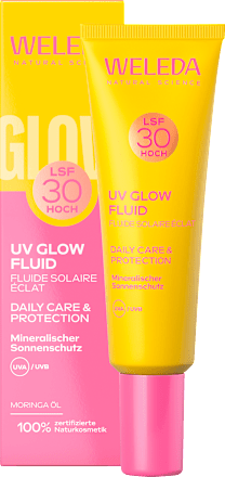 UV Glow fluid za zaščito obraza pred soncem, ZF 30 WELEDA