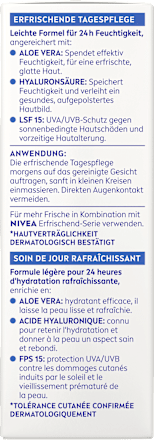Gesichtscreme LSF15 erfrischend NIVEA