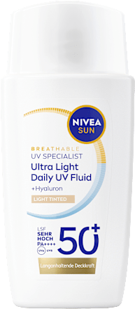 Sonnenfluid Gesicht Ultra light getönt LSF 50+ NIVEA SUN