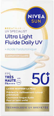 Sonnenfluid Gesicht Ultra light getönt LSF 50+ NIVEA SUN