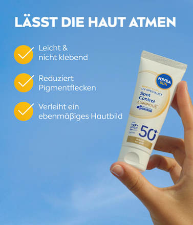 Sonnenfluid Gesicht Anti Pigmentflecken LSF 50+ NIVEA SUN