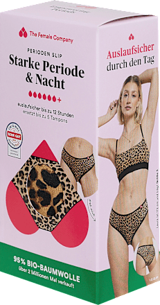 Periodenunterwäsche Slip Seamless Naked Starke Periode & Nacht Leo, Gr. S The Female Company