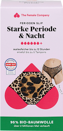 Periodenunterwäsche Slip Seamless Naked Starke Periode & Nacht Leo, Gr. M The Female Company