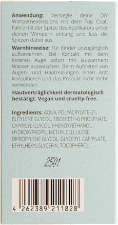 Künstliche Wimpern Top Coat Seal The Deal Clear GirlGotLashes