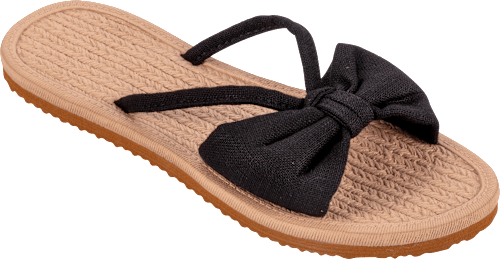 Zehentrenner Damen Strohoptik (1 Paar) Fashy