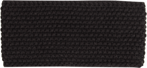 Stirnband schwarz aus Wollmix ACCESSOIRES