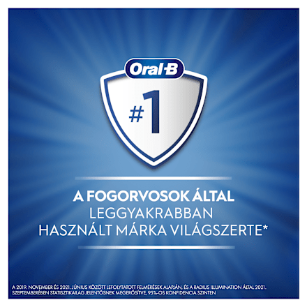 Elektromos fogkefe Pro Series 1, kék, tokkal Oral-B