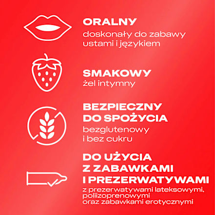 Żel intymny truskawkowy  Durex