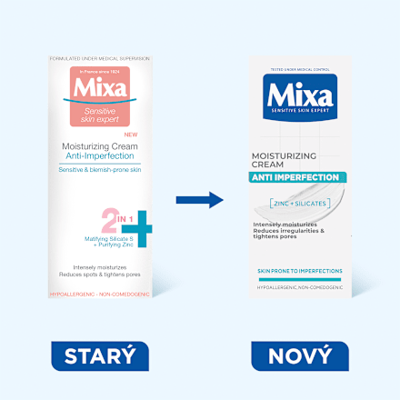 Zmatňujúci pleťový krém Anti-Imperfection  Mixa