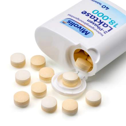 Laktase 18.000 2-Phasen Tabletten 40 St Mivolis