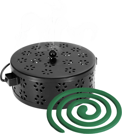 Spirale na komary z dekoracyjną osłonką stalową BROS