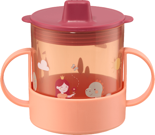 Trinklernbecher rot/orange, 200 ml babylove