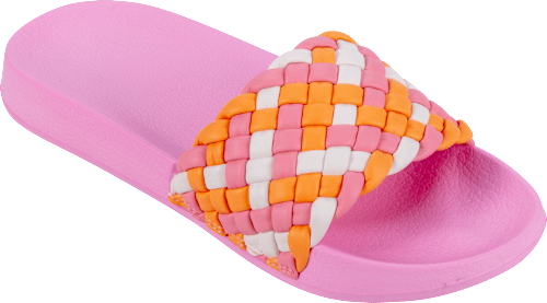 Pantolette Damen Flechtoptik (1 Paar) Fashy