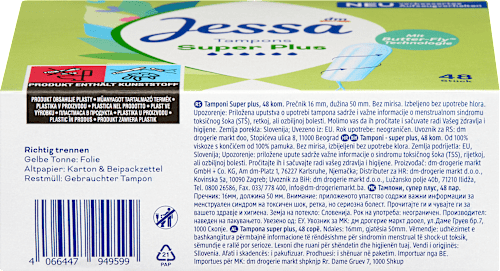 Tampóny Super Plus Jessa